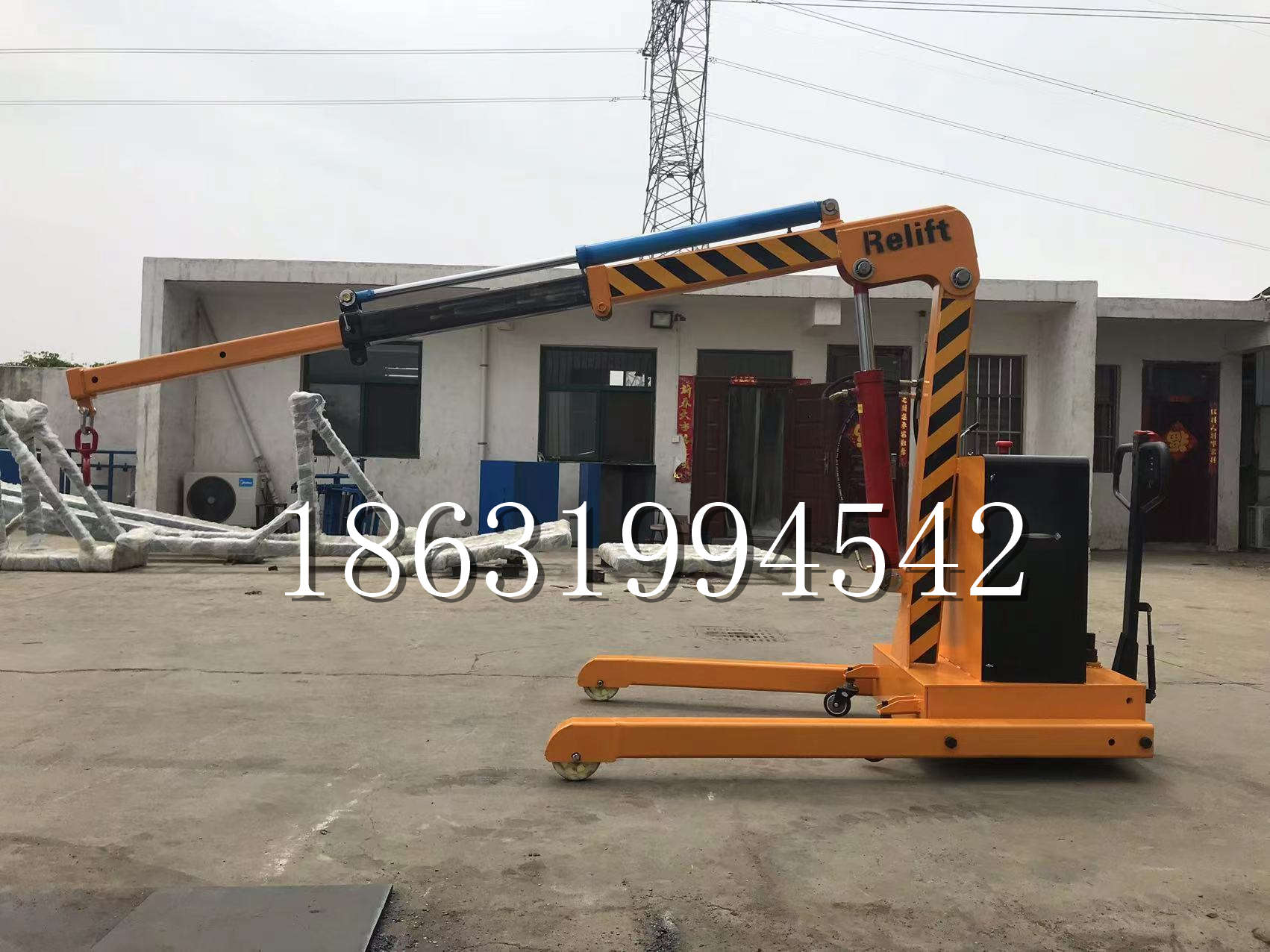 昌邑区久征定做3吨三轮随车吊 农用园林绿化移树吊 平板工程用小吊机